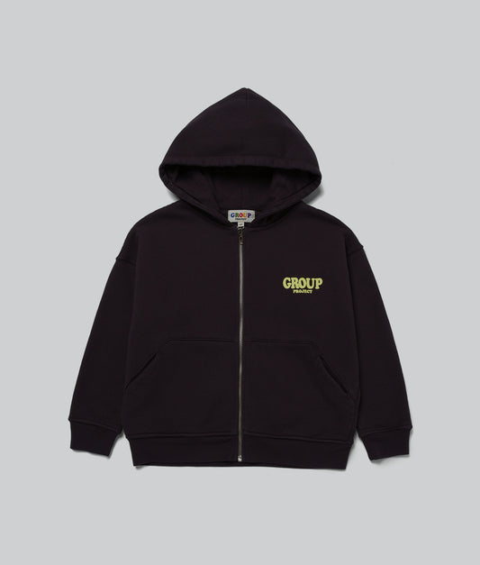 Charcoal Soak Up the Sun Hoodie Zip Up