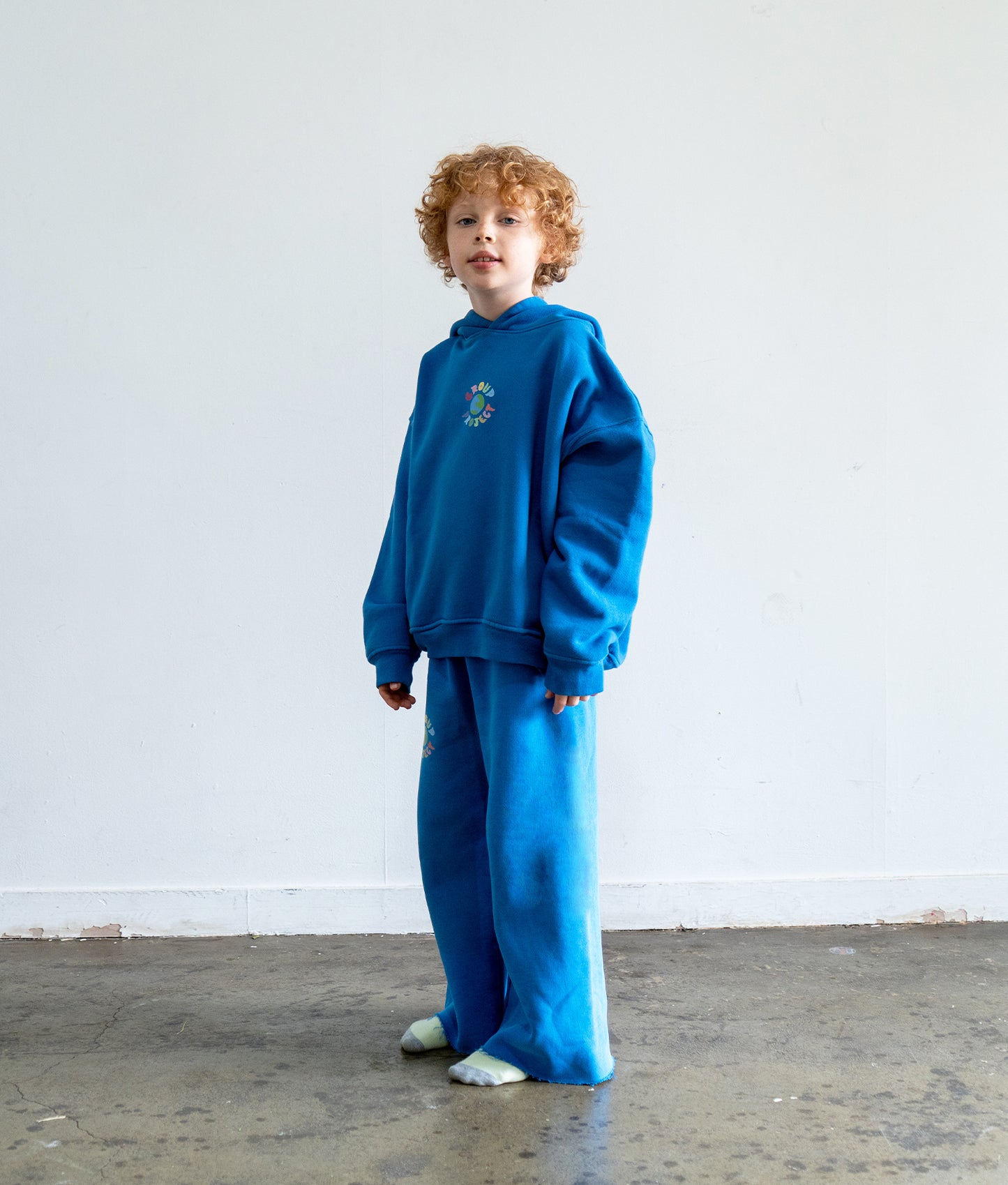 Planet Group Project Logo Cobalt Blue Hoodie