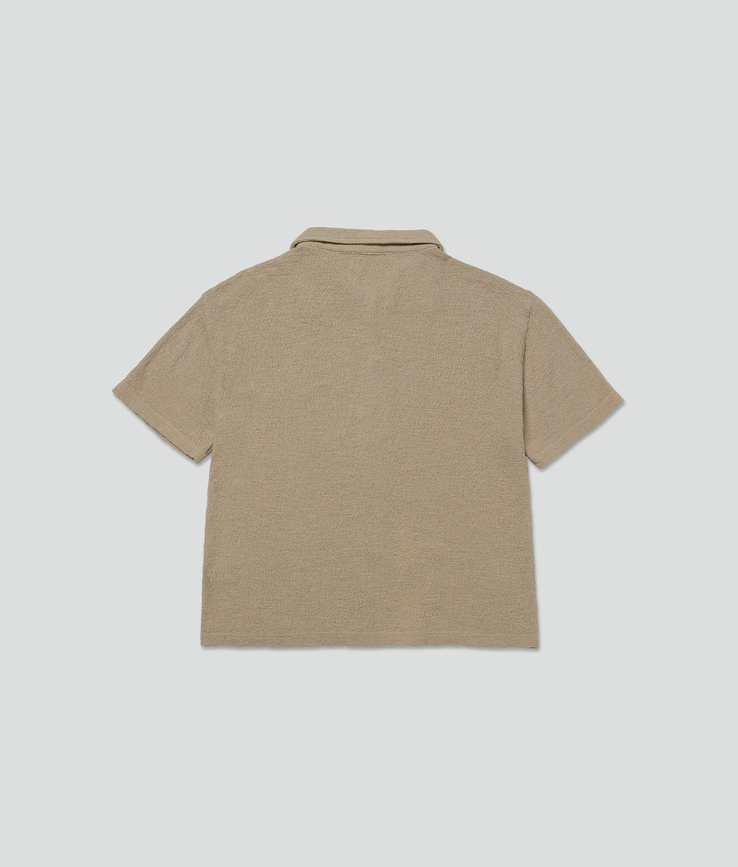 Sand Short Sleeve Button Up Shirt