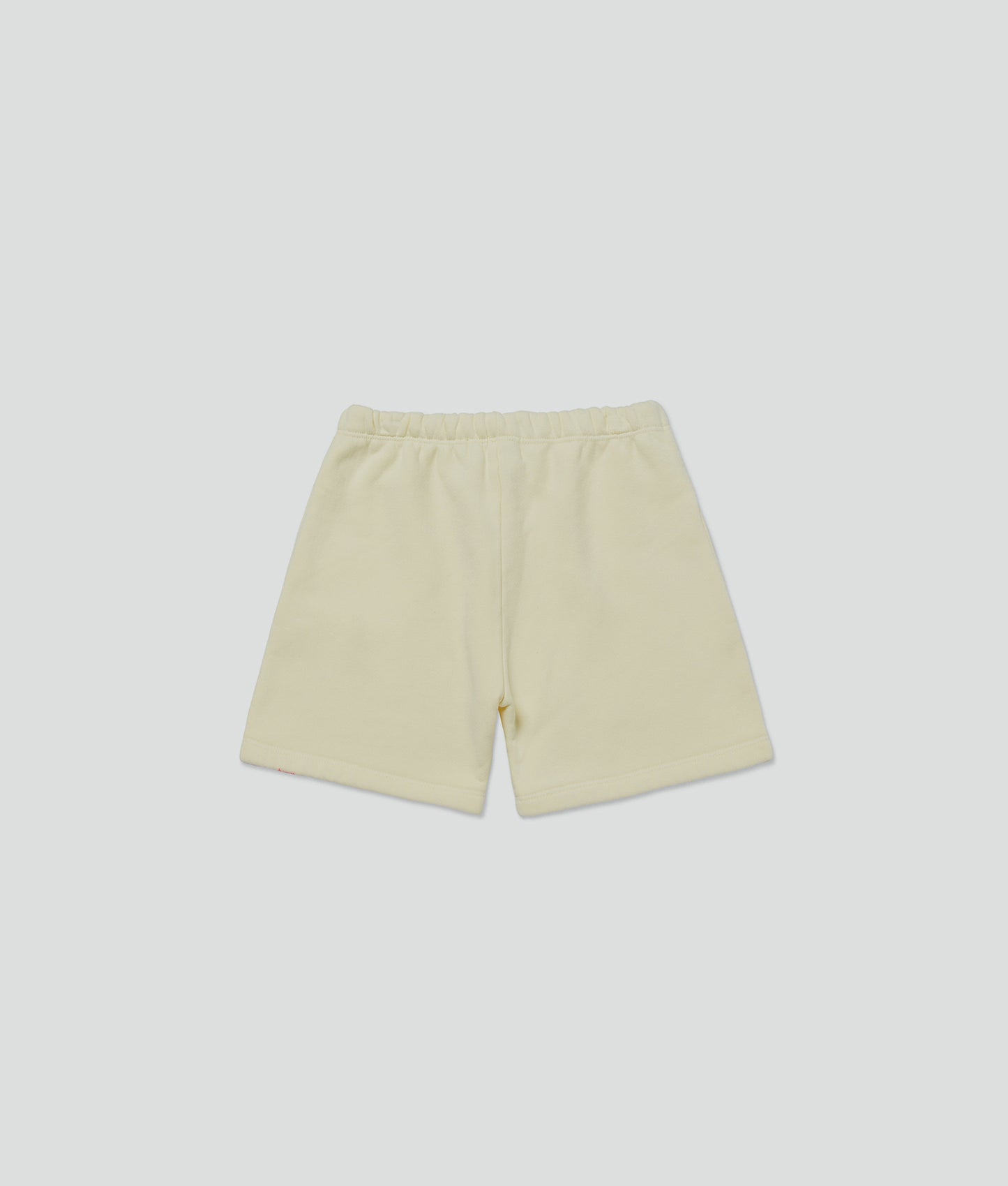 Soft Yellow Graphic Sweatshorts