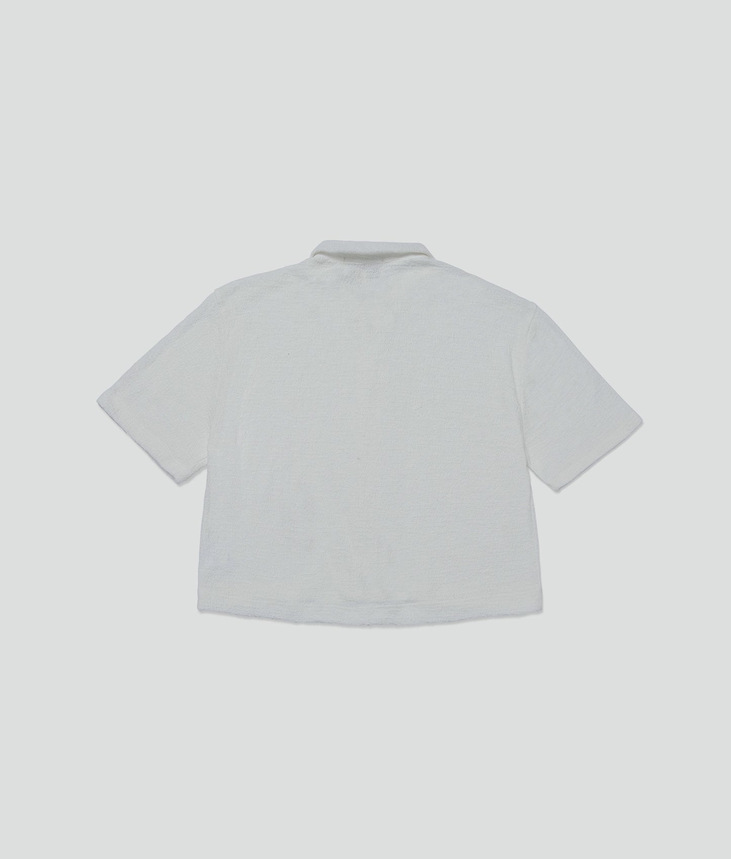 White Short Sleeve Button Up Shirt