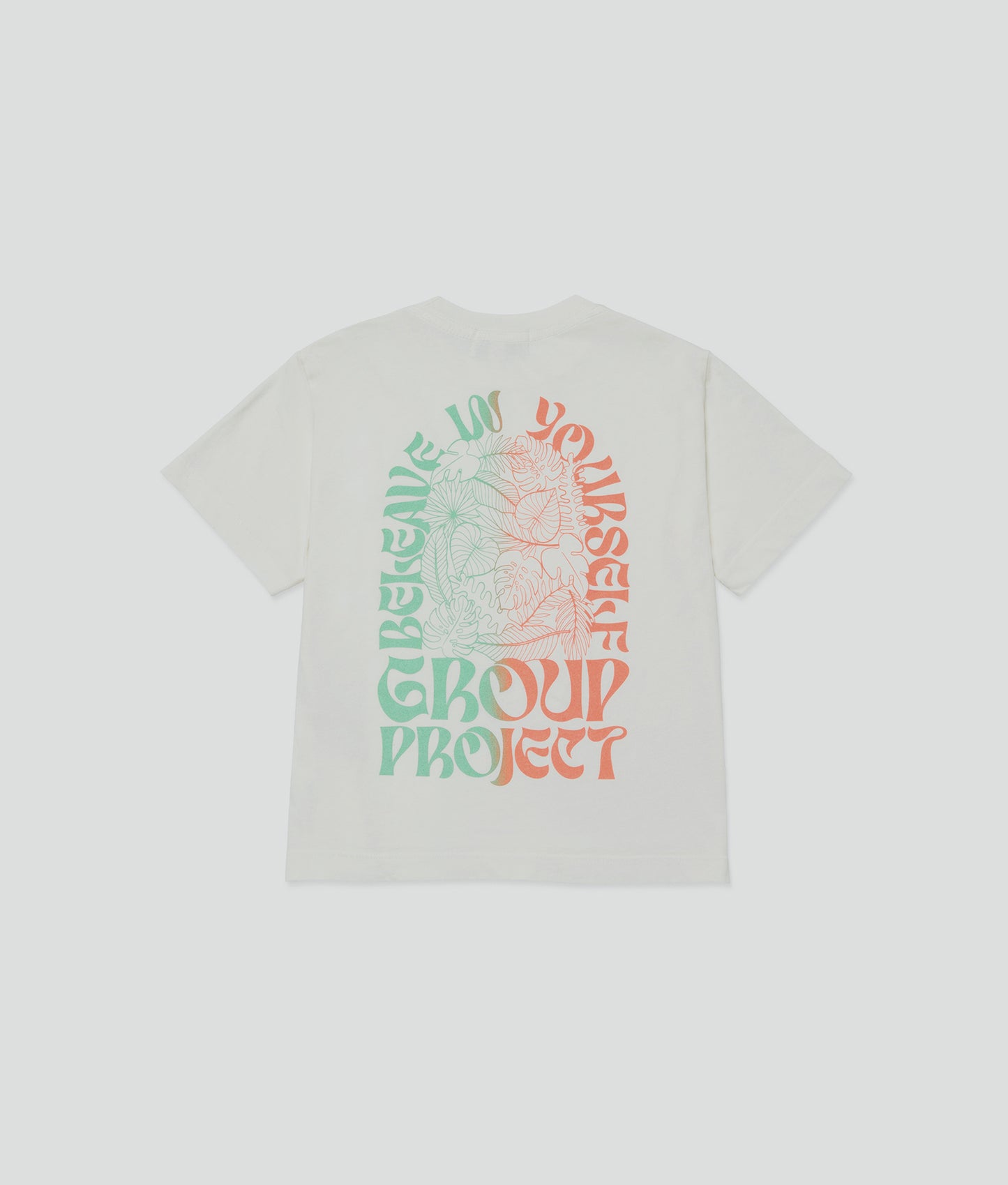 White Believe in Yourself Short Sleeve T-Shirt