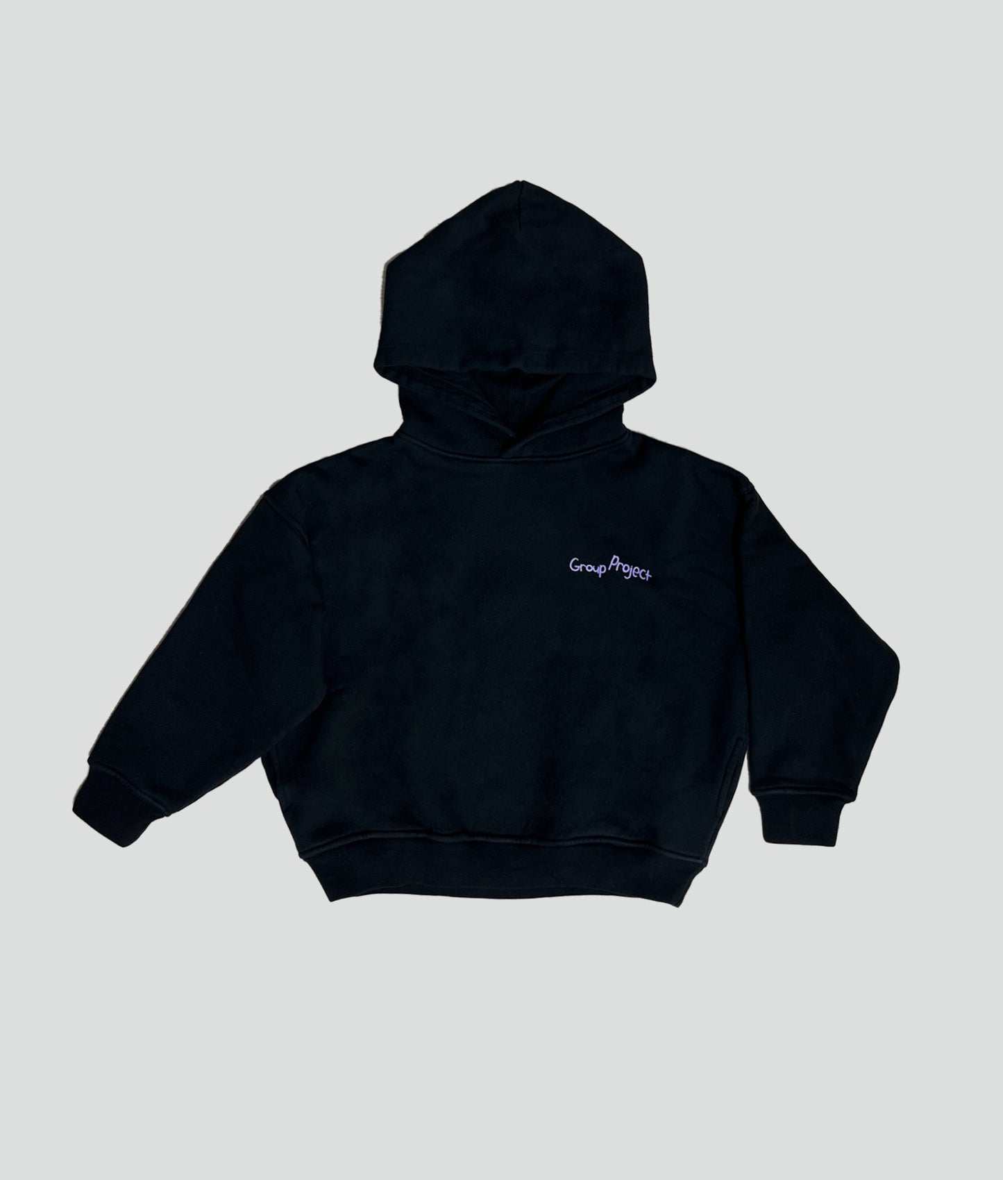 Charcoal Black Graphic Hoodie