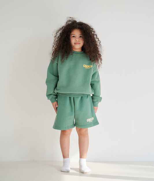 Forest Green Graphic Crewneck