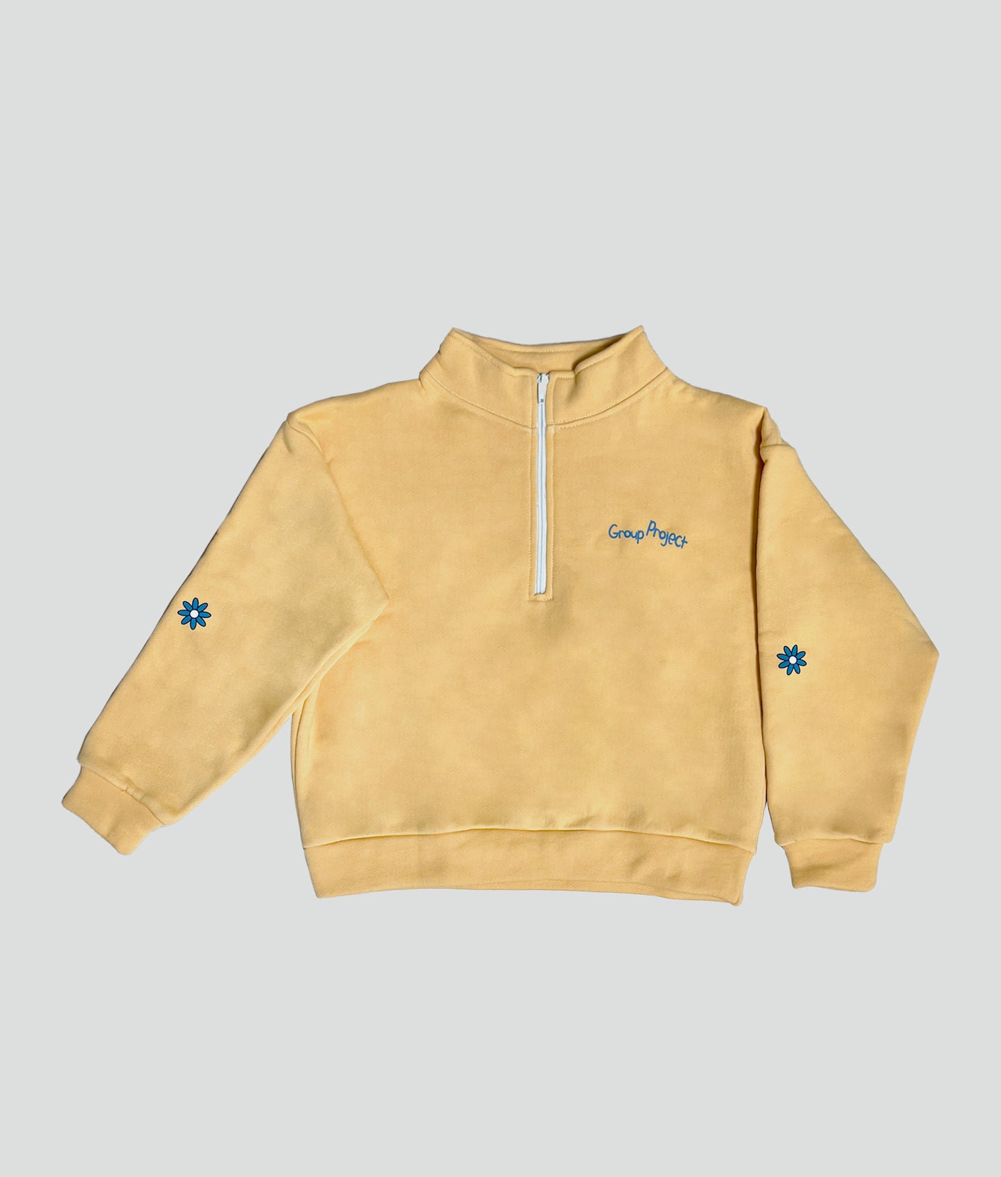 Honey Comb Graphic Half Zip Up