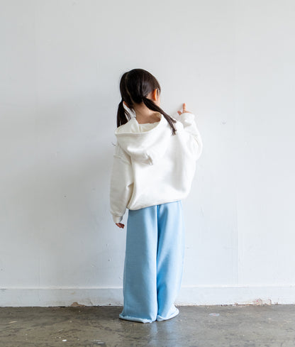 Earth Logo Cloud Blue Wide Leg Sweatpants