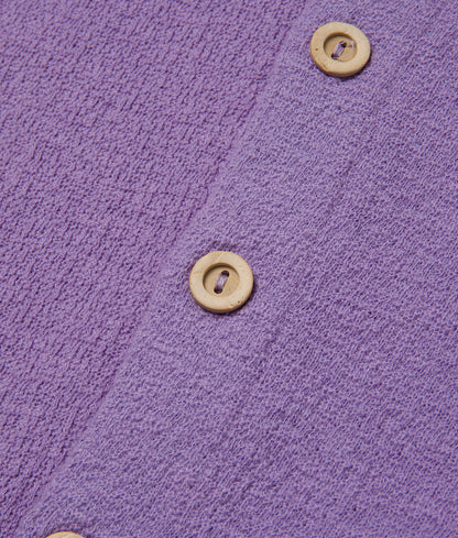 Lavender Short Sleeve Button Up Shirt