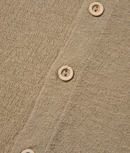 Sand Short Sleeve Button Up Shirt
