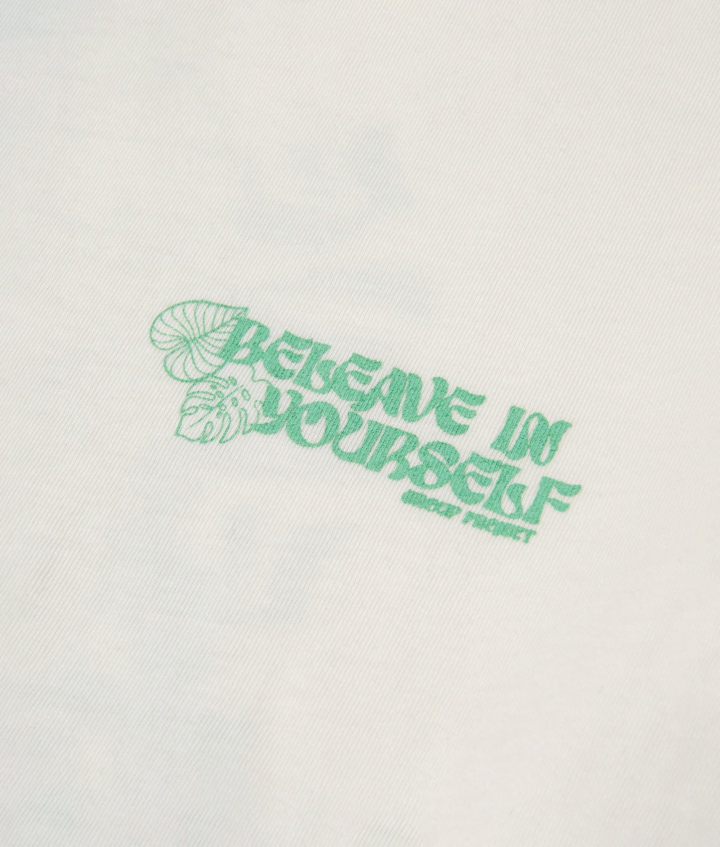 White Believe in Yourself Short Sleeve T-Shirt