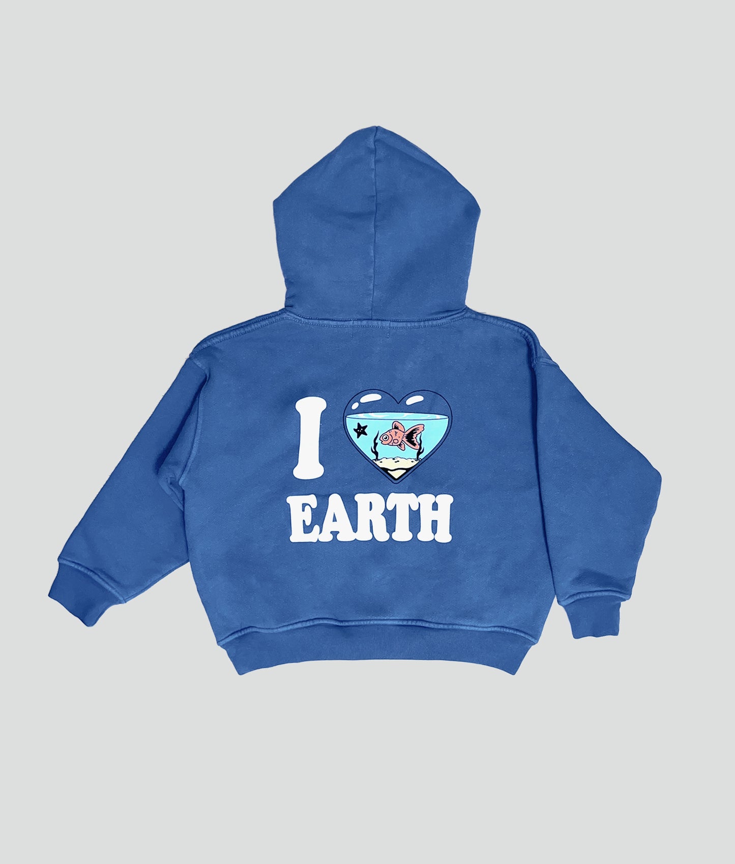 Ocean Blue Graphic Hoodie